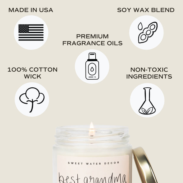 Best Grandma Ever 9 oz Soy Candle
