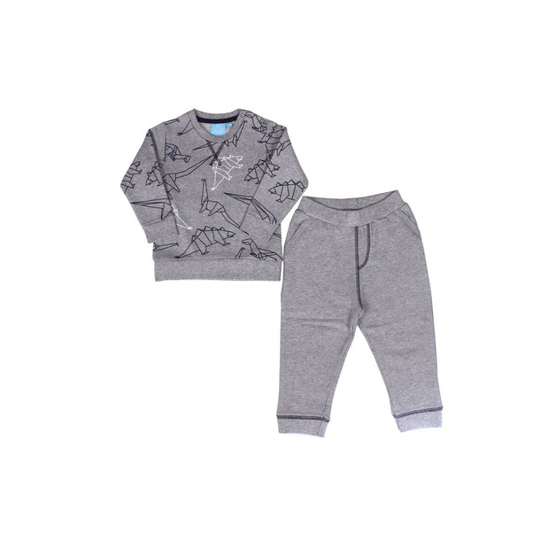 Dax 2 Piece Printed Dinosaur Set Baby