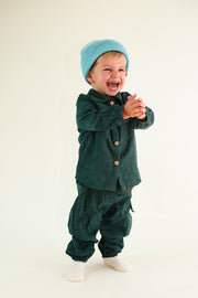 Baci Baci Green Corduroy Set