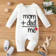 Mom + Dad = Me Baby| Girl/Boy Jumpsuit