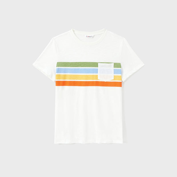 Men's Colorful Striped Tee