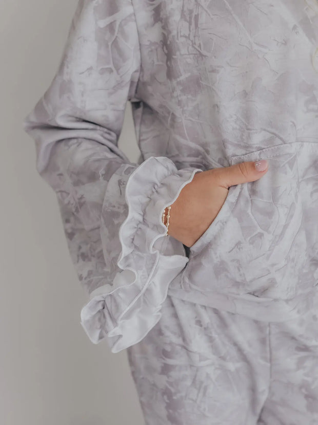 Camo Ruffle Lounge Set