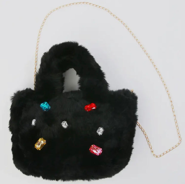 Fur Jewel Purse