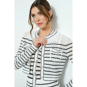 NB Knit Lace Cropped Cardigan
