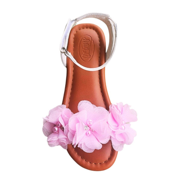 Kids 2 in 1 Luna Sandal w/Floral or Eye Shoe Changeables