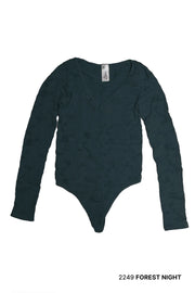 Nikibiki Lace Textured Bodysuit one size