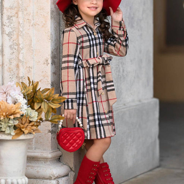 Classic Plaid Flannel Dress