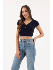 Snap Button Short  Top TGS