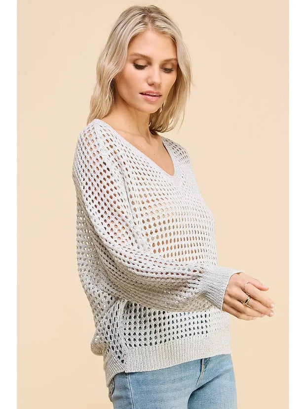weave knit Sweater NB