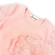 TGS Lace & Pearl Accents Top