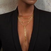 Gold Link  layering chain
