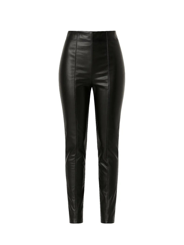 Toni Vegan  Leather High Waist Skinny Pants NB
