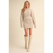 Kat Sweater Top and Mini Skirt Set nb