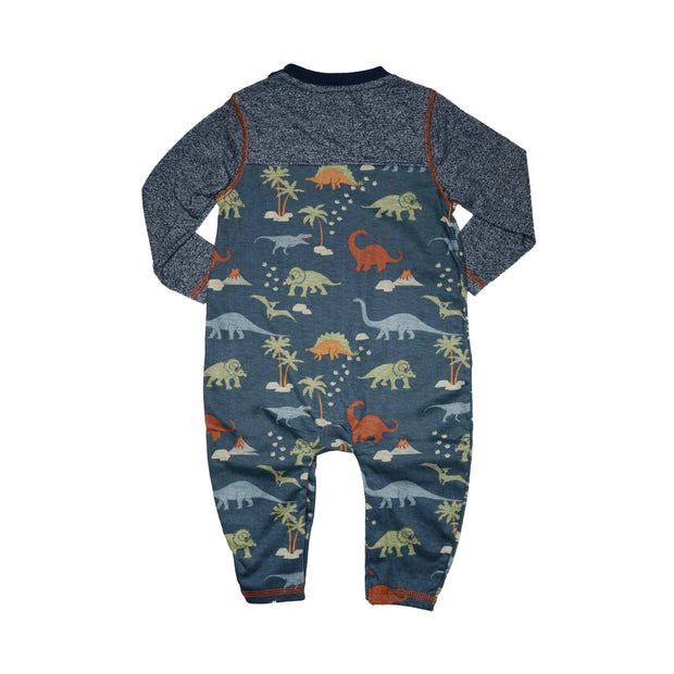 Dino Pocket Romper Baby