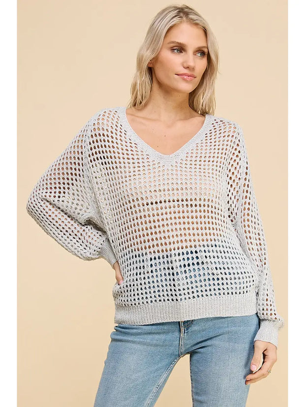 weave knit Sweater NB