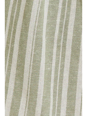 NB Ruffle Hem Wide Leg Stripe Jumpsuit