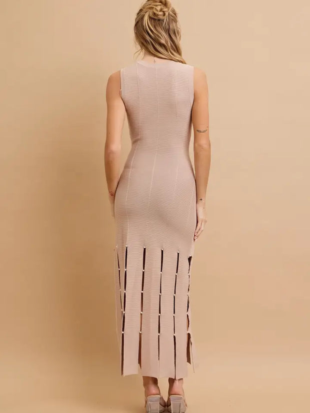 NB Knit Pearl Sleeveless Midi Dress