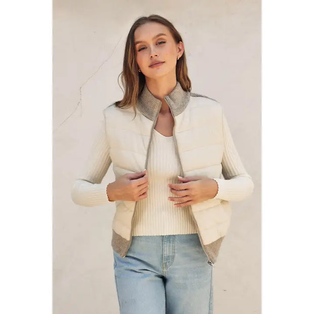 NB sherpa and Puff  Vest