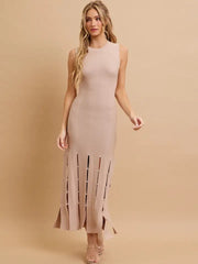 NB Knit Pearl Sleeveless Midi Dress