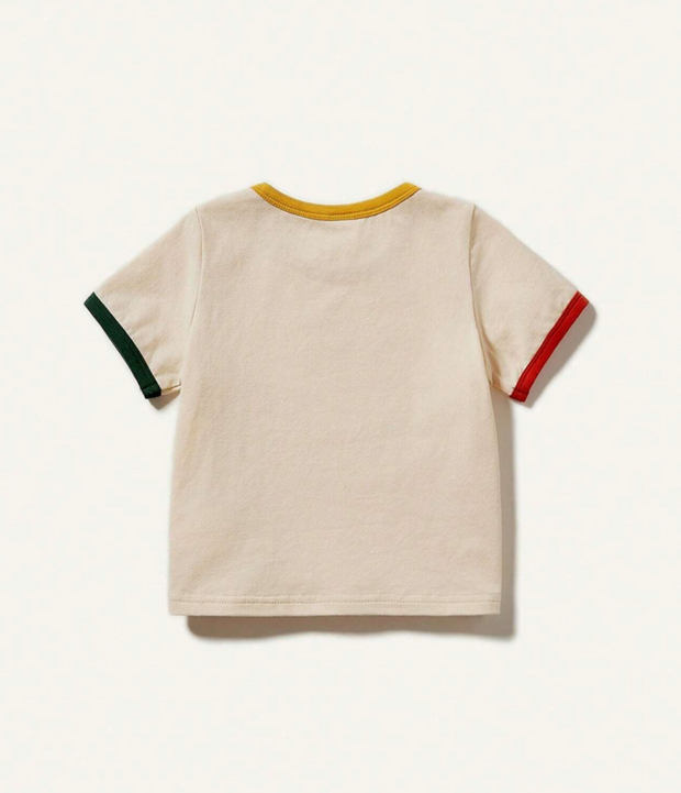 Baci Baci Soft Knit Color Block Tee