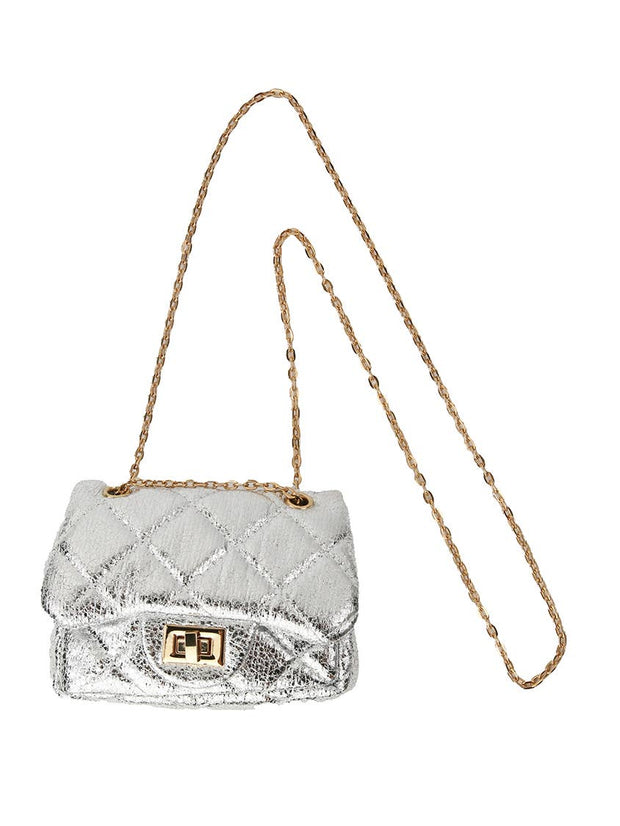 Quilted Metallic Purse