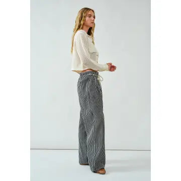 Sara Crocheted Cotton Sweater Cardigan NB