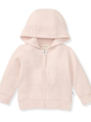Organic Cotton Quilted Bee Baby Jacket