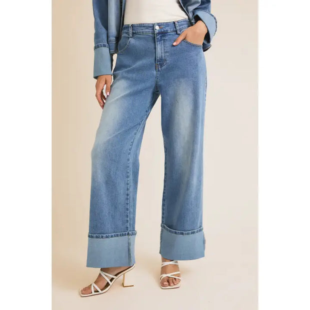 NB Wide Leg Twill Pants