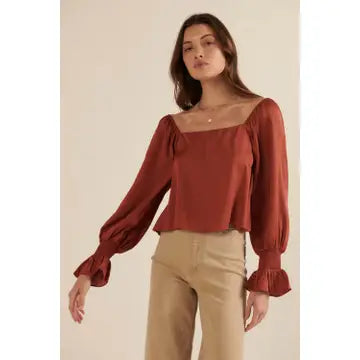 LEE CROPPED BLOUSE