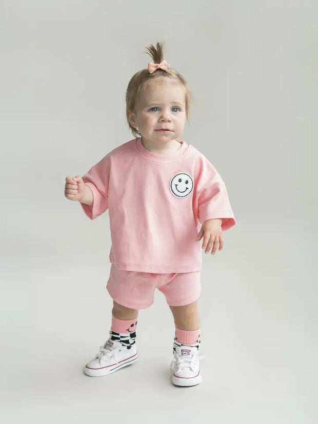 Smiley short set