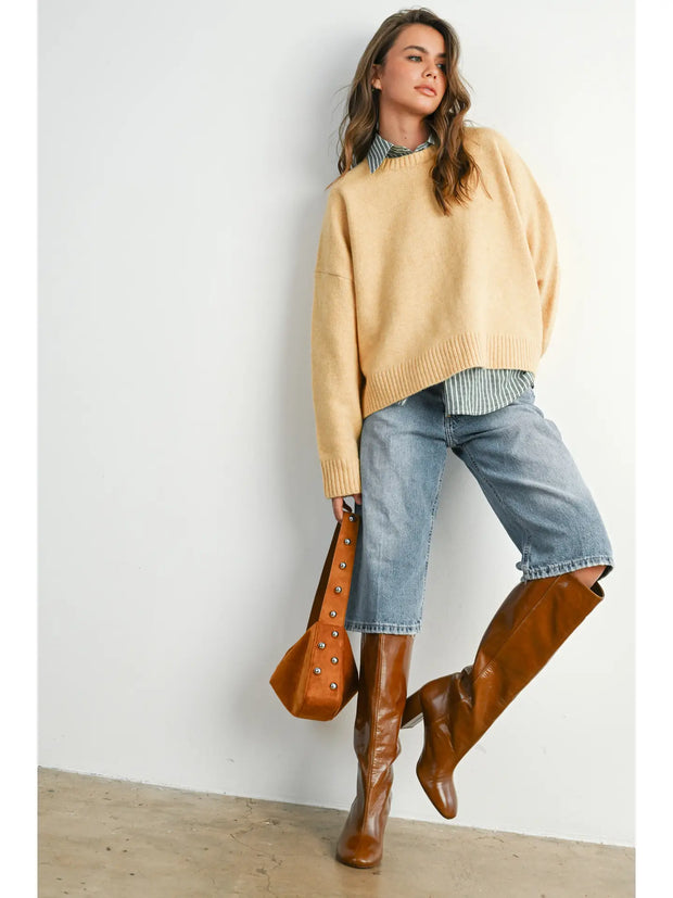 CAMI Tie-Back Sweater NB
