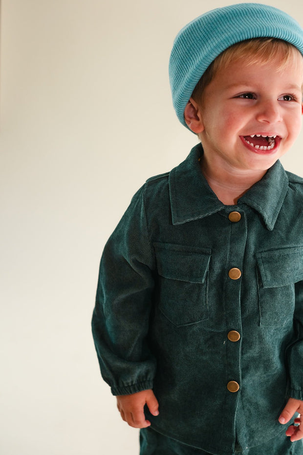 Baci Baci Green Corduroy Set