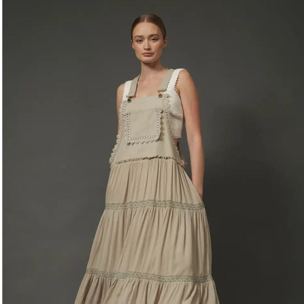 NB Overall Dress with Lace NB Overall Dress with Lace