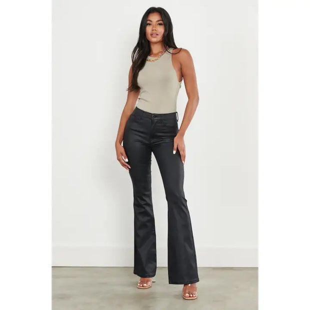 NB GAB Fearless Coated Flare Jeans