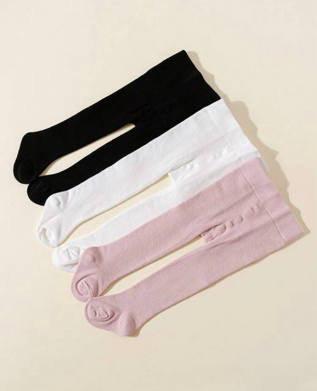 3 pack Solid Color Tights