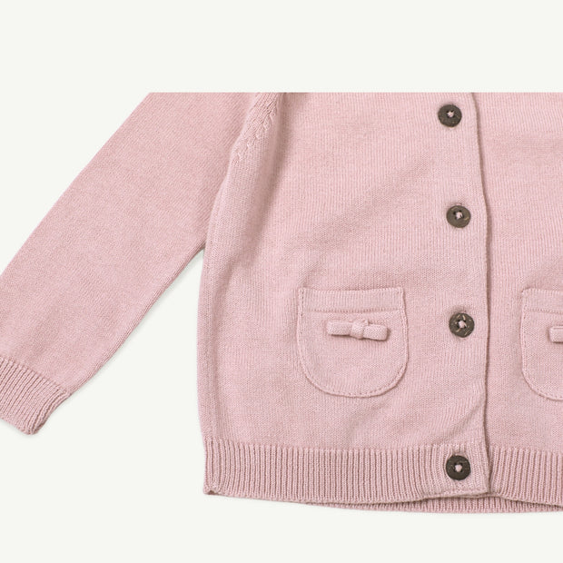 Milan Baby Button Cardigan Sweater Knit (Organic Cotton)