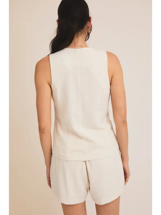 Vest Top and Pleated linen Shorts NB