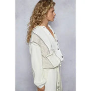 Pol Hooded Combo Shacket TGS