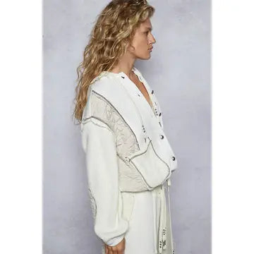Pol Hooded Combo Shacket TGS