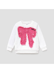 Toddler Avant-Garde 3D Big Bowknot Design Sweatshirt