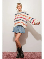 NB Stripe knit sweater