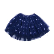 kids Glitter Heart Tutu Skirt (
