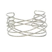Diamond cut wire Bracelet