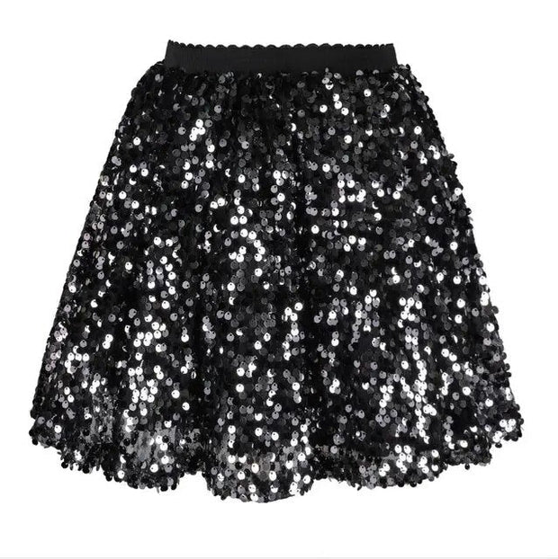 Dazzling Deluxe Lined Sequin Skirt