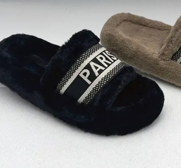 Paris Cozy Slipper Sandals