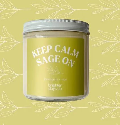 TGS Candles Keep Calm & Sage On