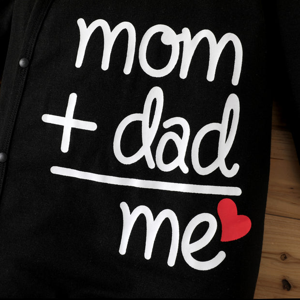 Mom + Dad = Me Baby| Girl/Boy Jumpsuit