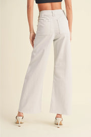 Light Metallic Silver stretched Pants