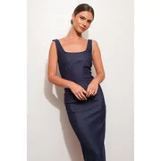 NB fitted maxi dress