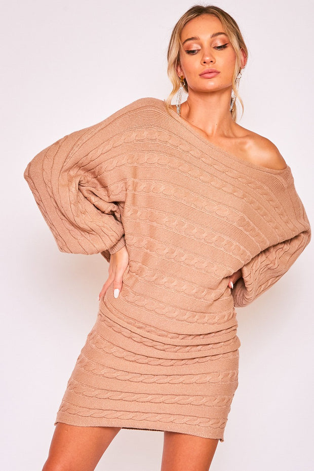 NB Stef knitted sweater dress